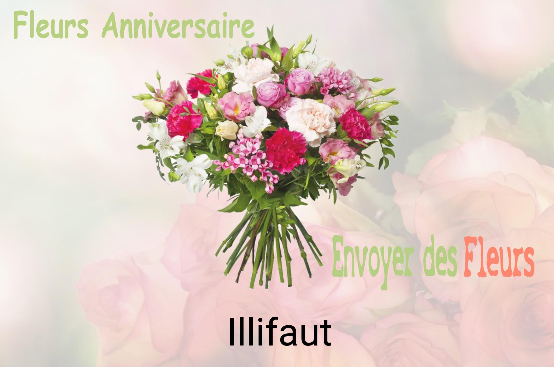 Bouquet de fleurs d’anniversaire livré à Illifaut