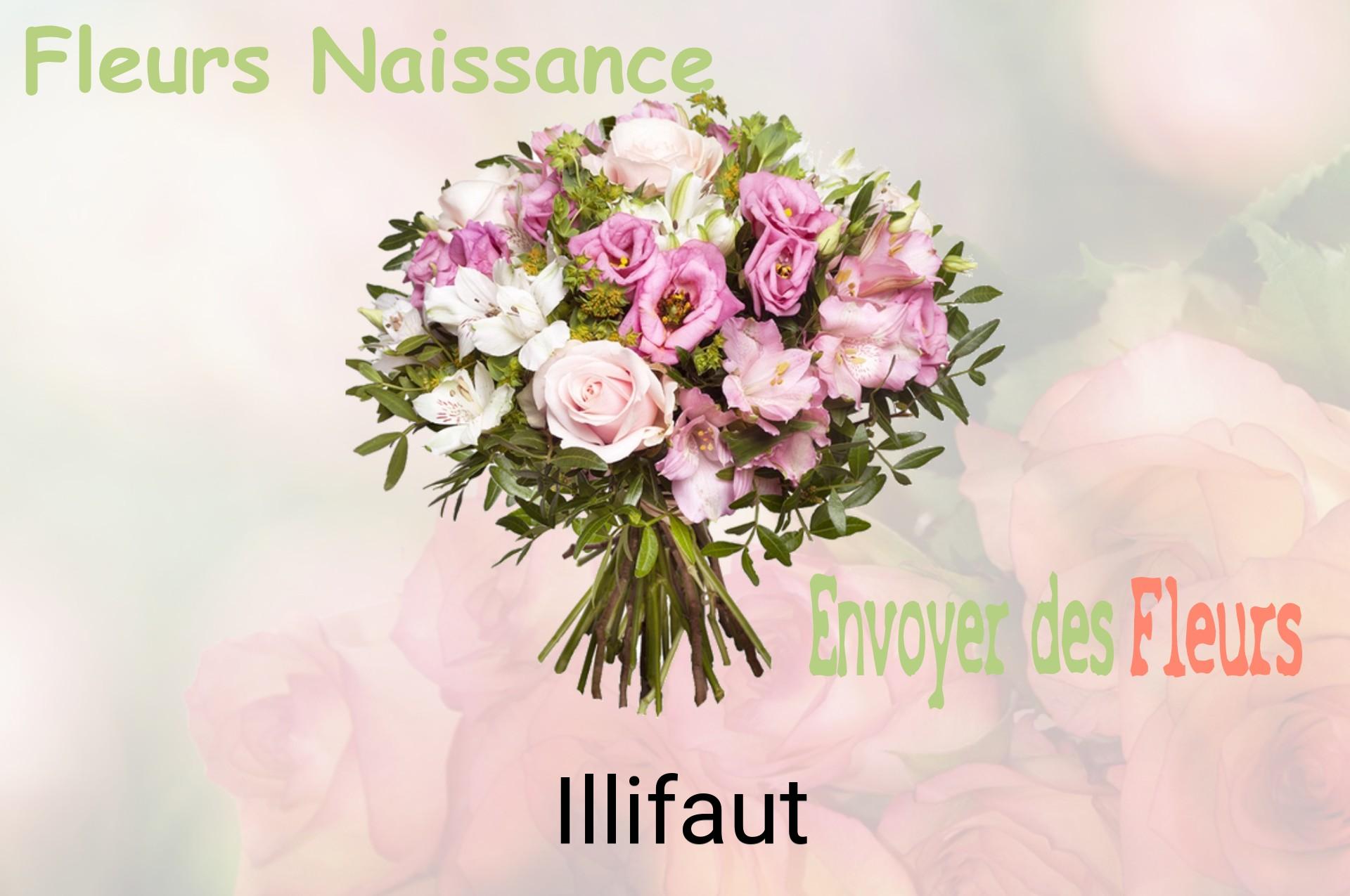 Bouquet de fleurs de naissance livré à Illifaut